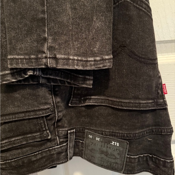 Levi's Other - Levi's 512 Slim Taper Jeans - Acid Wash Black